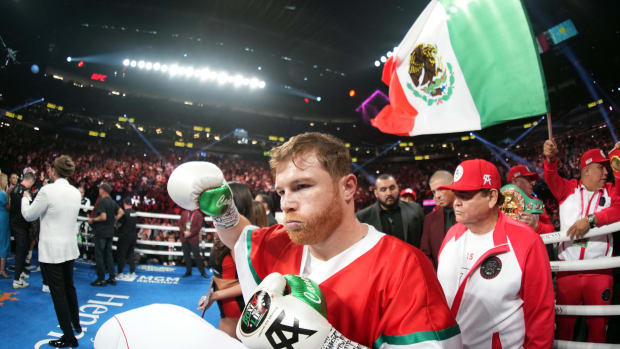 Canelo Álvarez before a fight